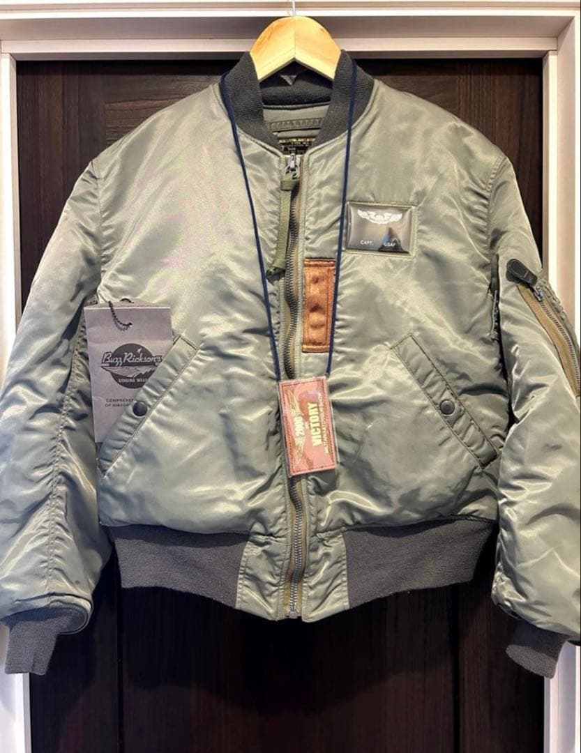 菅田将暉着用　デッドストック　90s タグ付　バズリクソンズ　MA-1