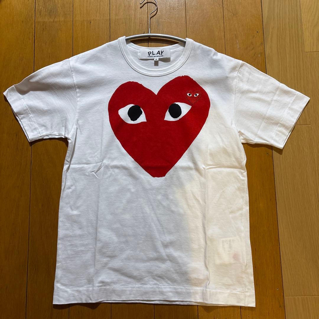 PLAY COMME des GARÇONS ハートTシャツ M