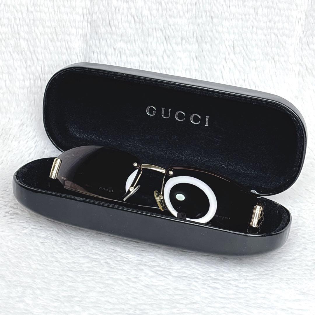 GUCCI グッチvintage ハーフリムサングラス　Y2K 00s