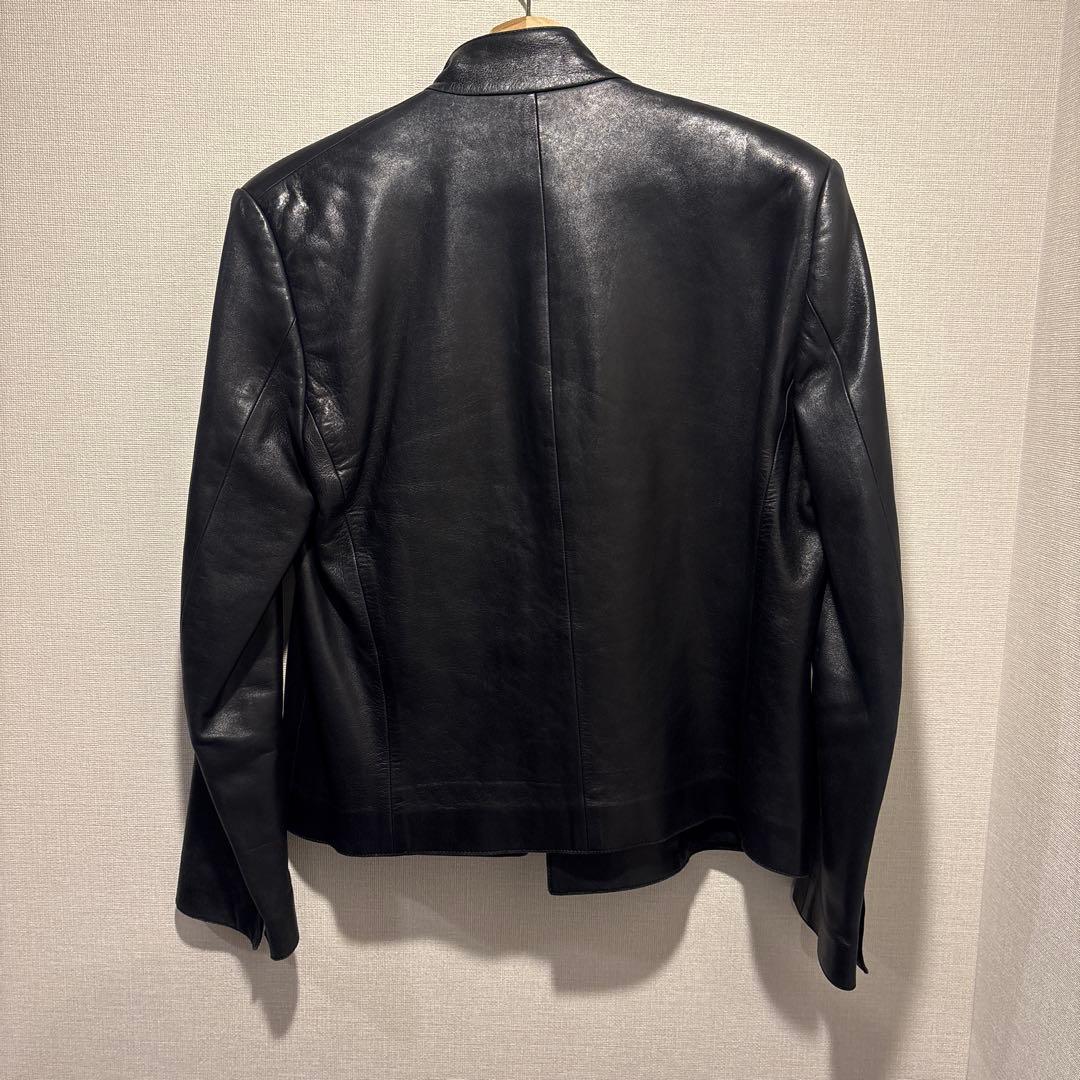 【エディ期】イヴ・サンローラン　リヴゴーシュ　レザージャケット　1998aw
