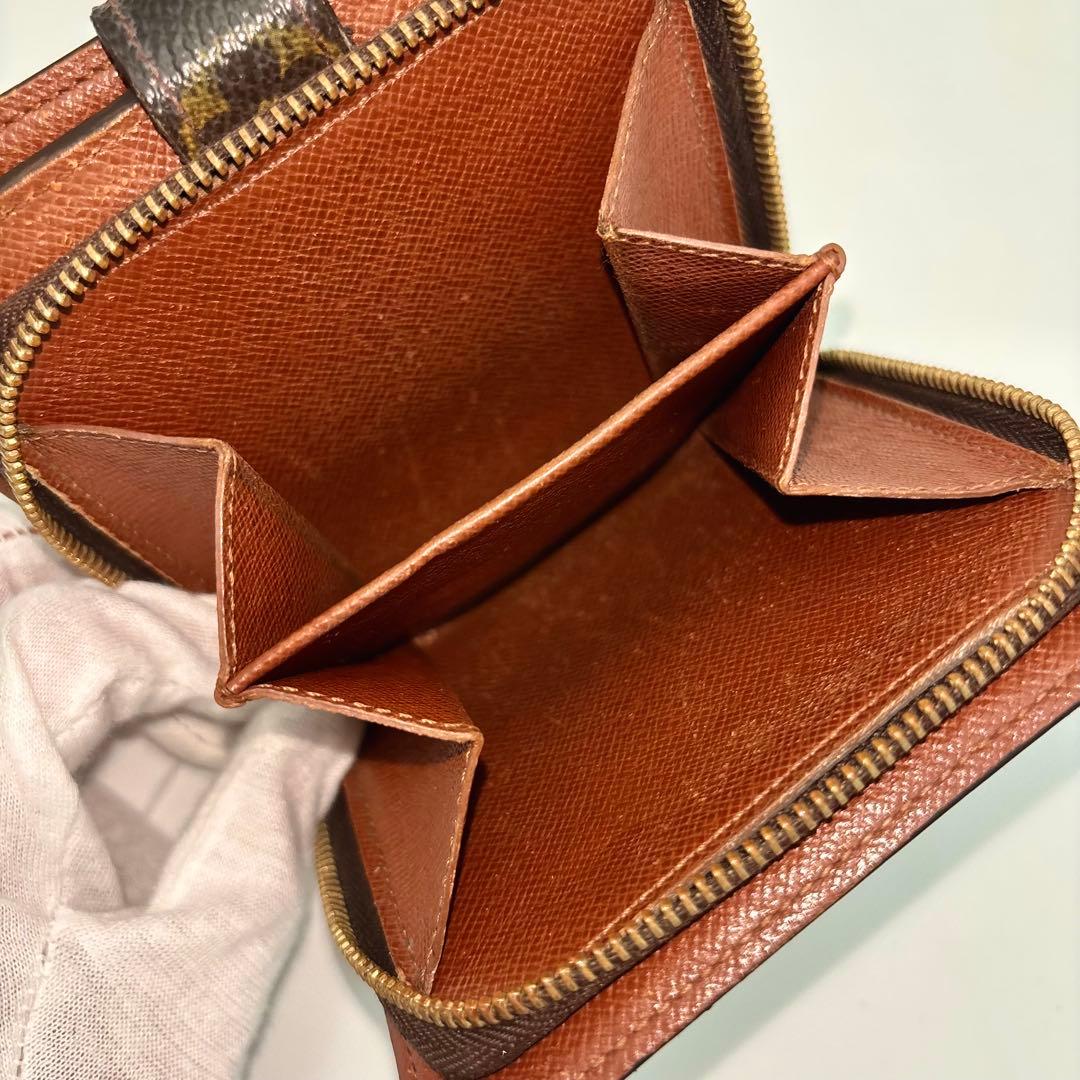 ルイヴィトン モノグラム コンパクトジップ 二つ折り　ミニ　財布　正規品