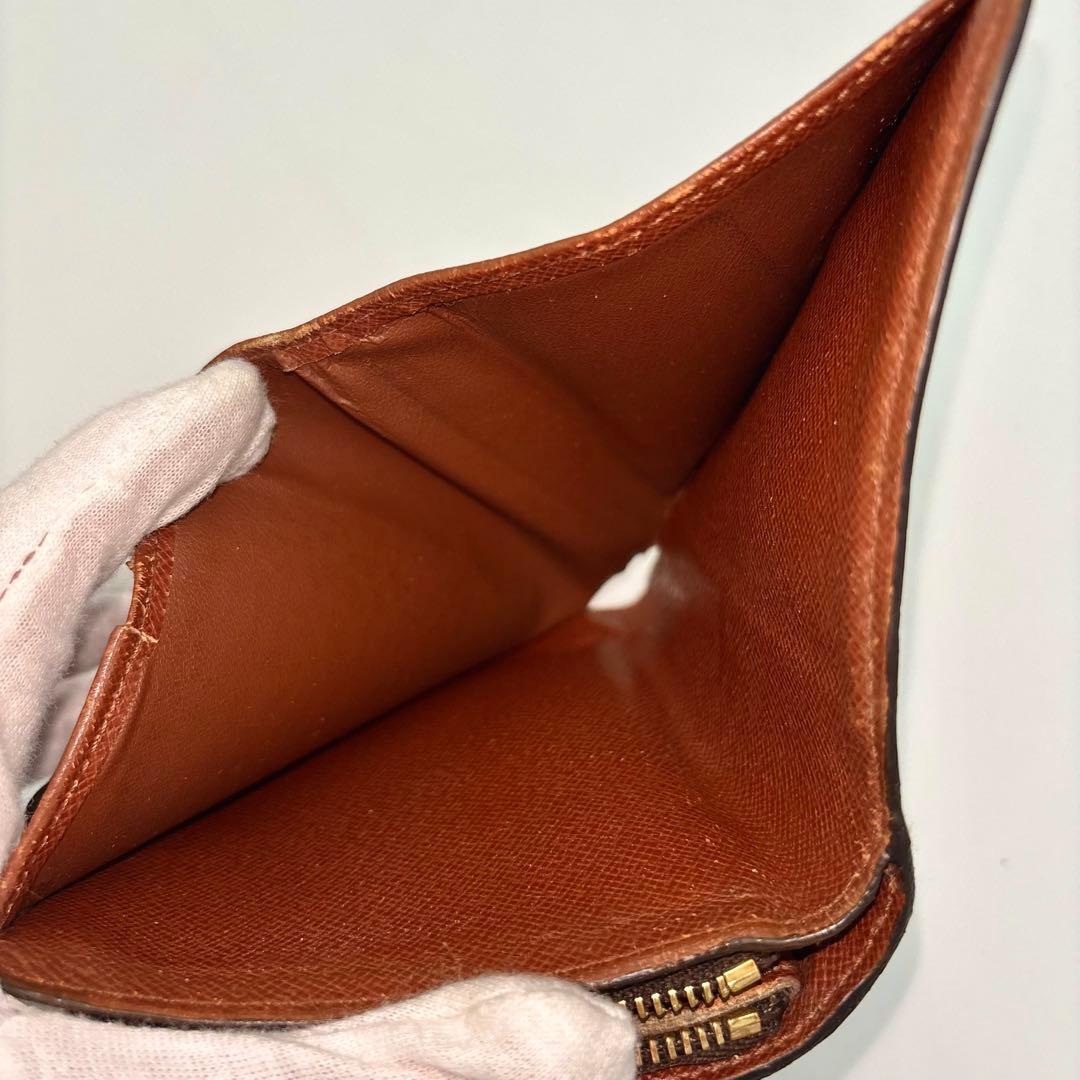 ルイヴィトン モノグラム コンパクトジップ 二つ折り　ミニ　財布　正規品