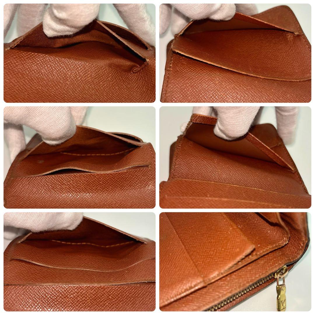 ルイヴィトン モノグラム コンパクトジップ 二つ折り　ミニ　財布　正規品