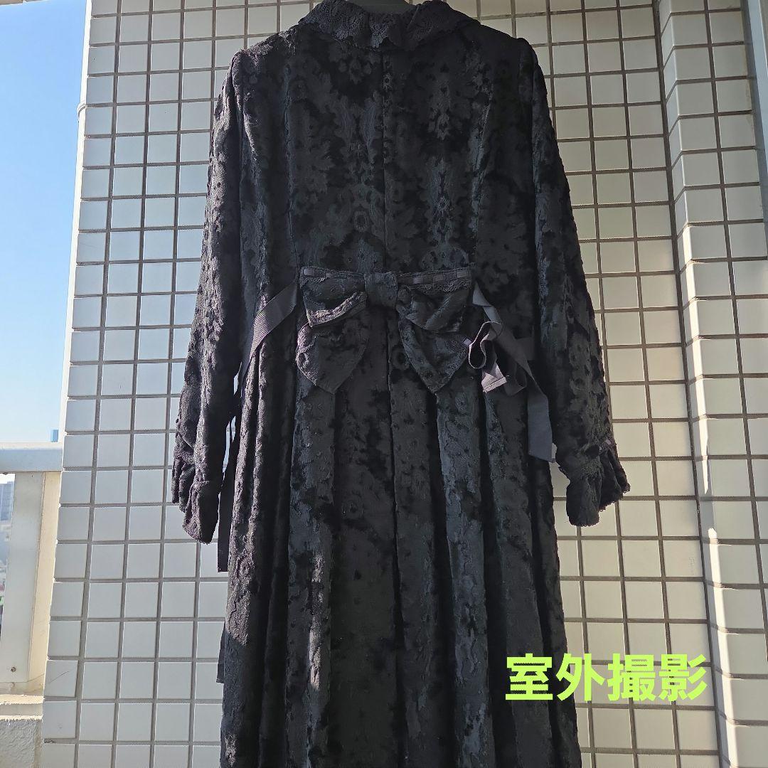 【Tw.A　ルイスキャロル】✨️美品　レースなリボン付きロングコート