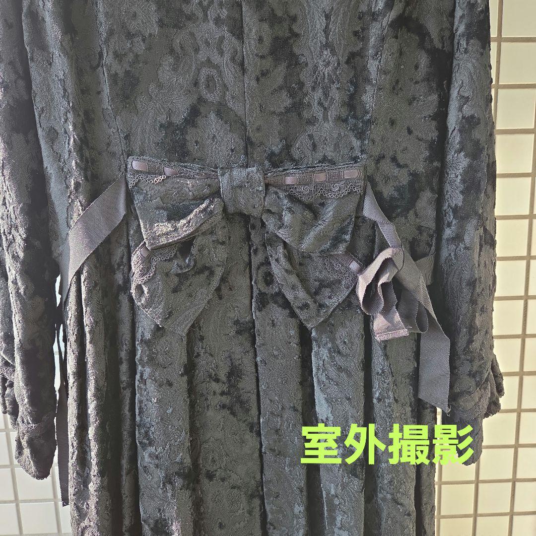 【Tw.A　ルイスキャロル】✨️美品　レースなリボン付きロングコート