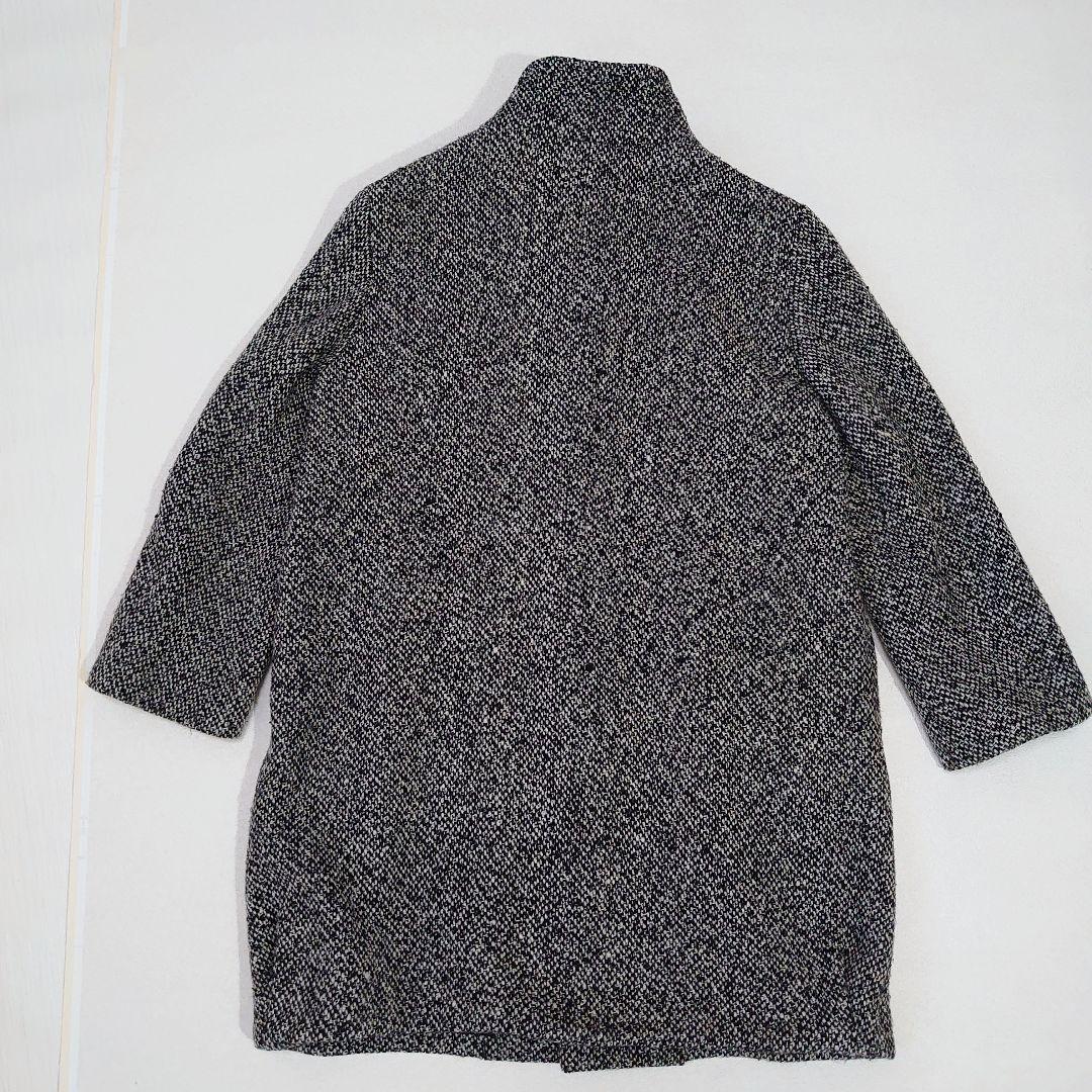 GALERIE VIE スタンドネック コクーンシルエット ロングコート