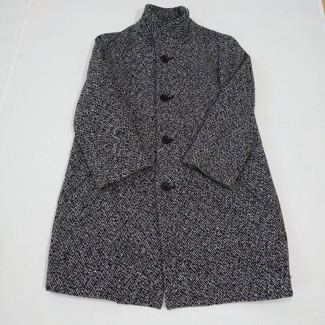 GALERIE VIE スタンドネック コクーンシルエット ロングコート