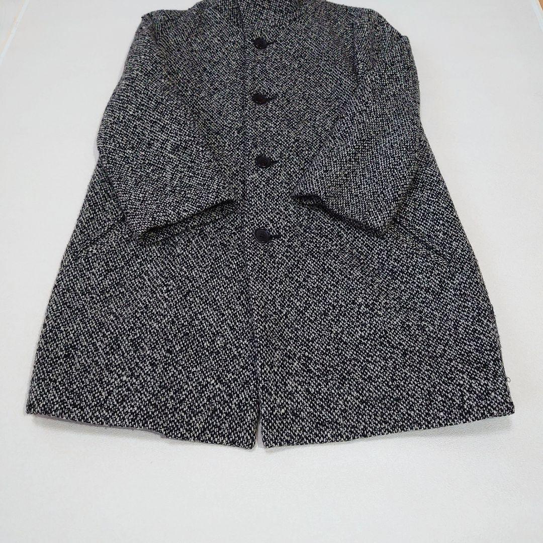 GALERIE VIE スタンドネック コクーンシルエット ロングコート
