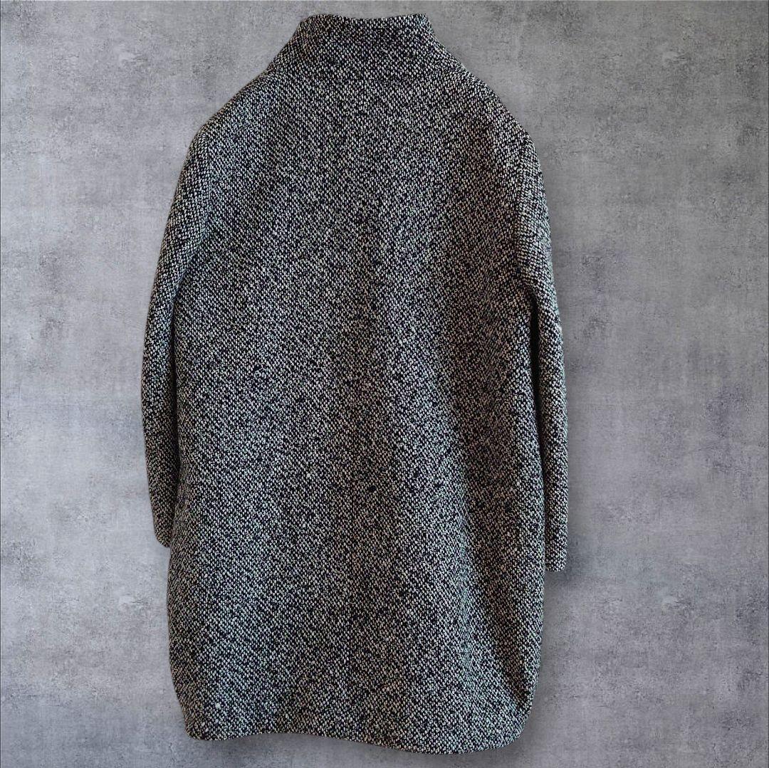 GALERIE VIE スタンドネック コクーンシルエット ロングコート