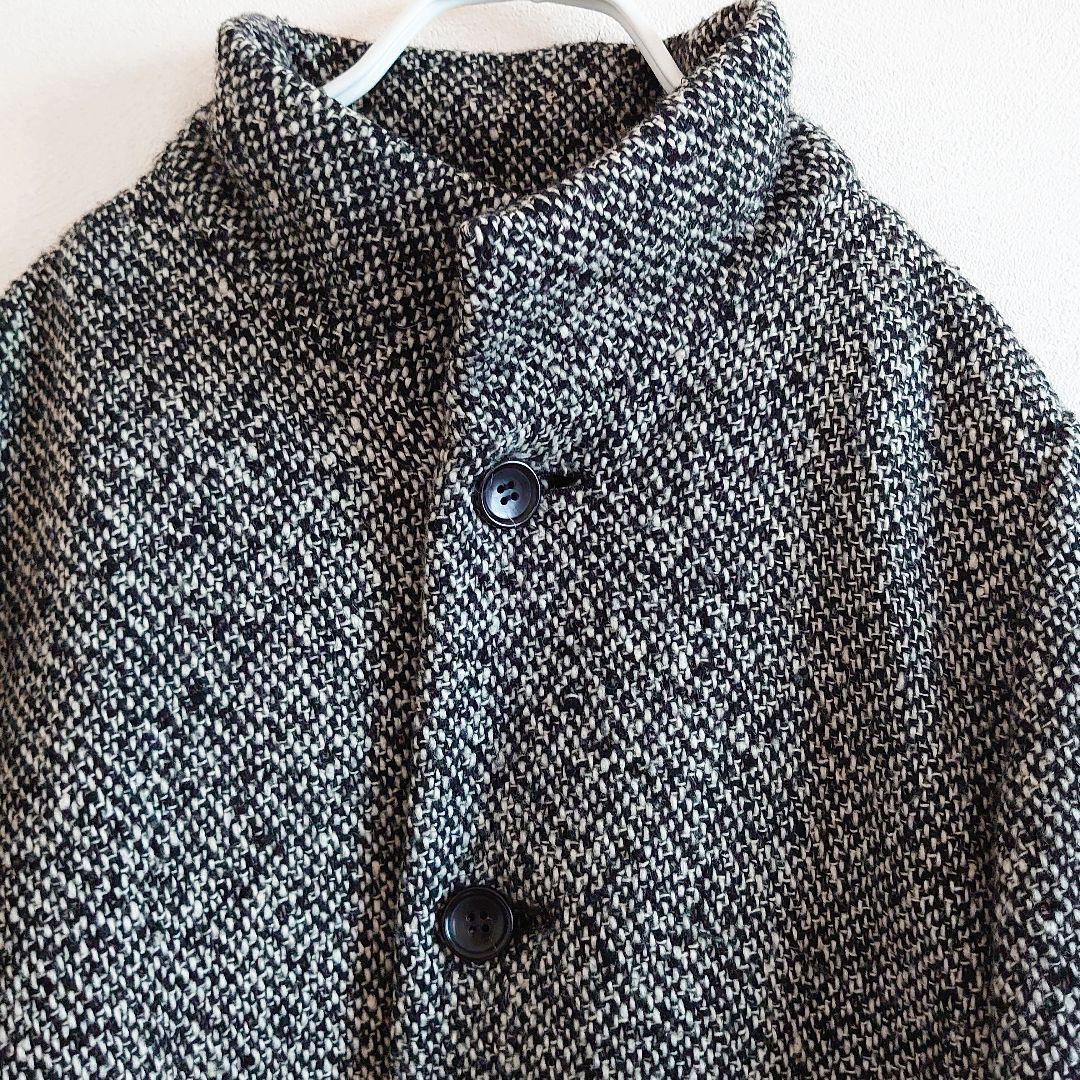 GALERIE VIE スタンドネック コクーンシルエット ロングコート