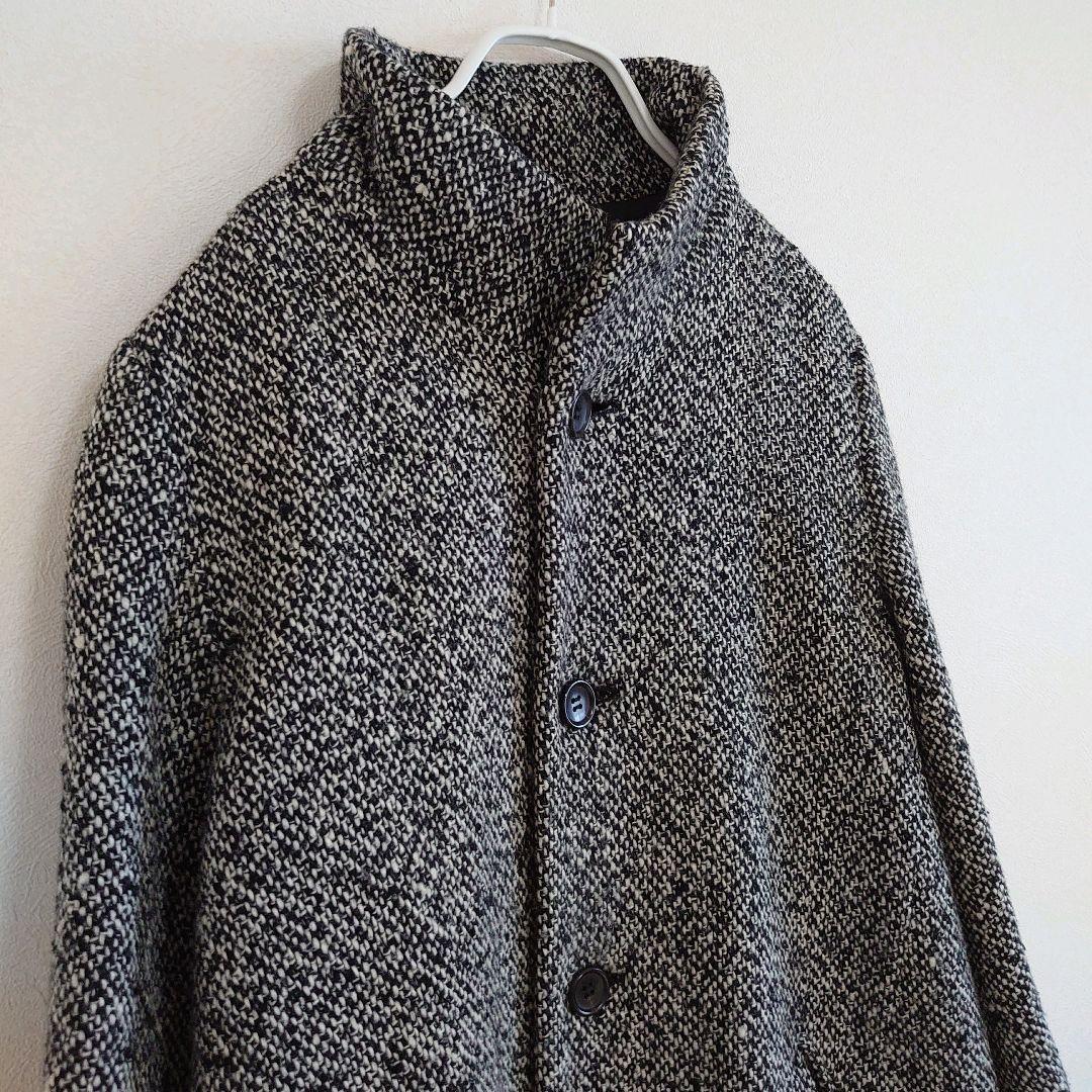 GALERIE VIE スタンドネック コクーンシルエット ロングコート