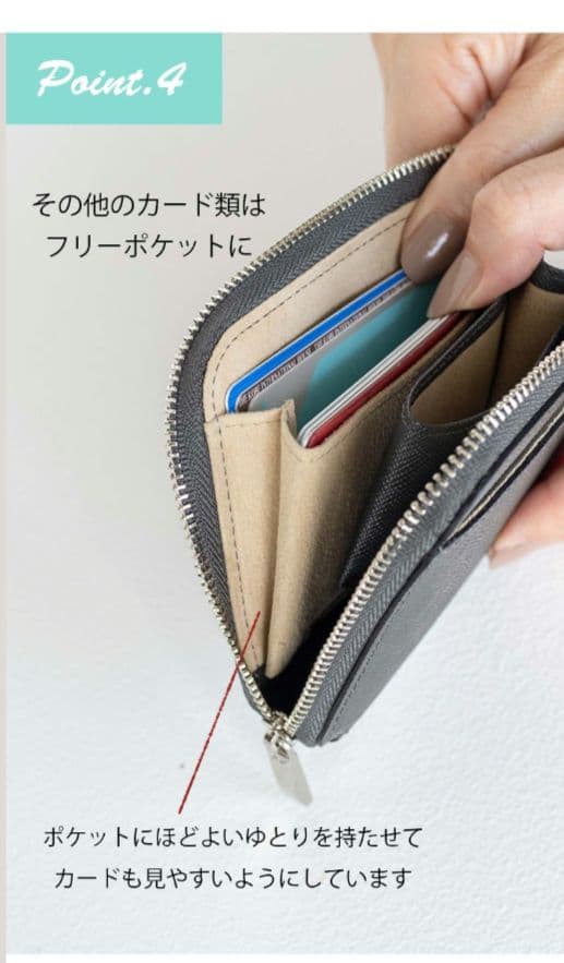美品アタオATAOチェス　サンドベージュ折財布　ミニ財布　男女兼用