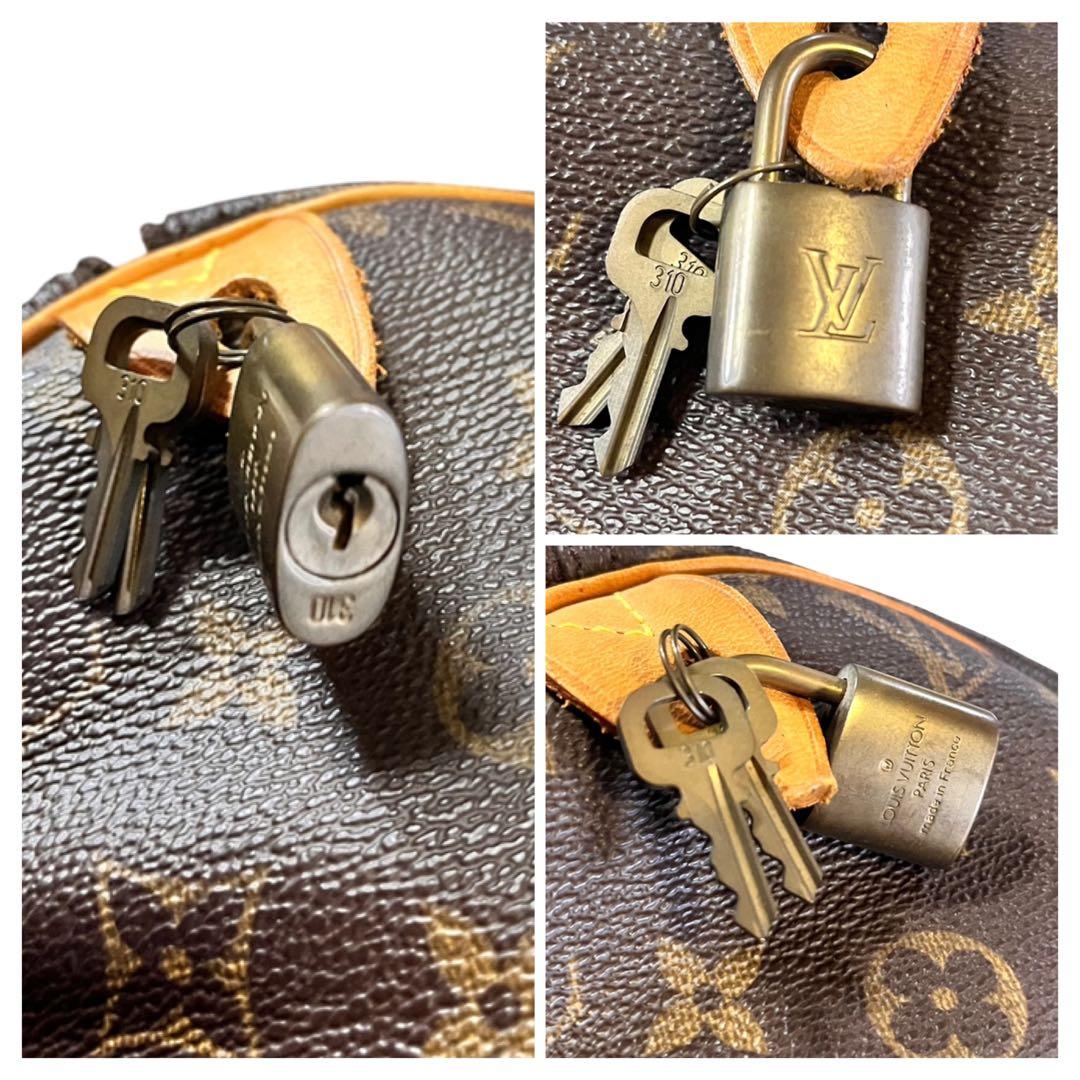 ルイヴィトン スピーディ30モノグラム TH0043フランス製カデナ鍵付正規品