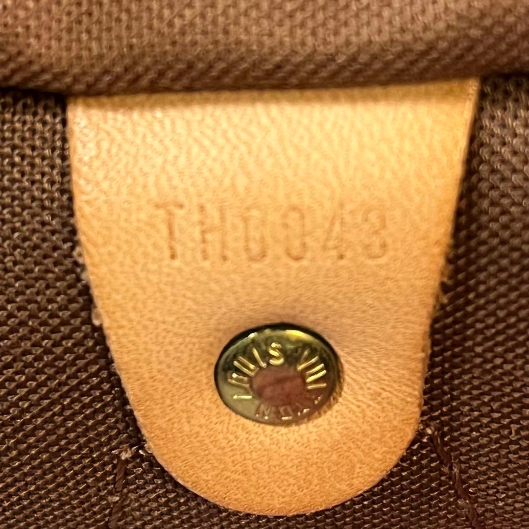 ルイヴィトン スピーディ30モノグラム TH0043フランス製カデナ鍵付正規品