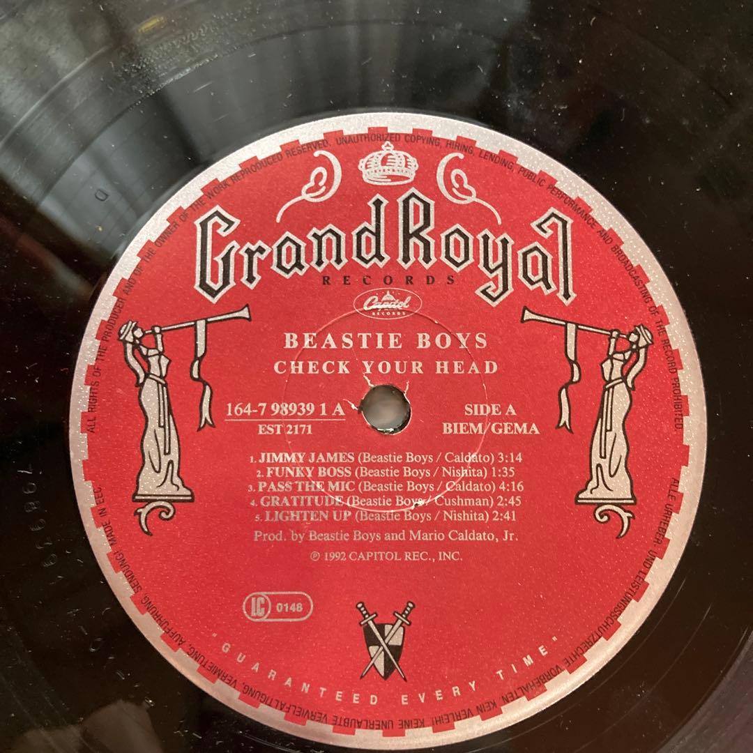 BEASTIE BOYS CHECK YOUR HEAD レコード