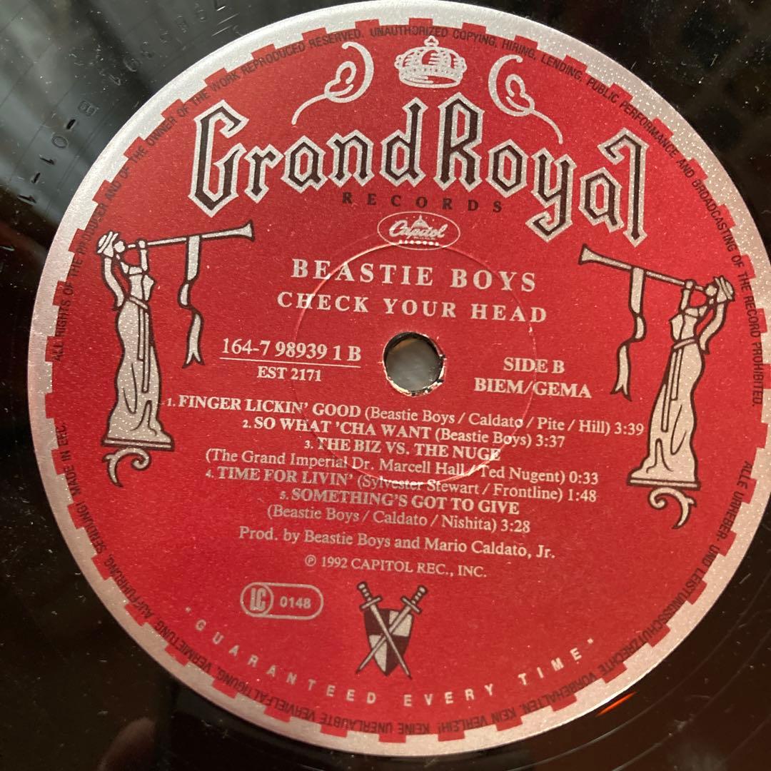BEASTIE BOYS CHECK YOUR HEAD レコード