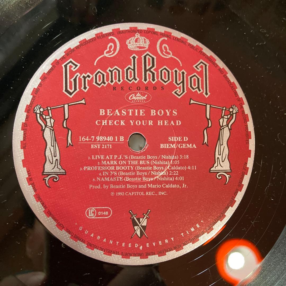 BEASTIE BOYS CHECK YOUR HEAD レコード