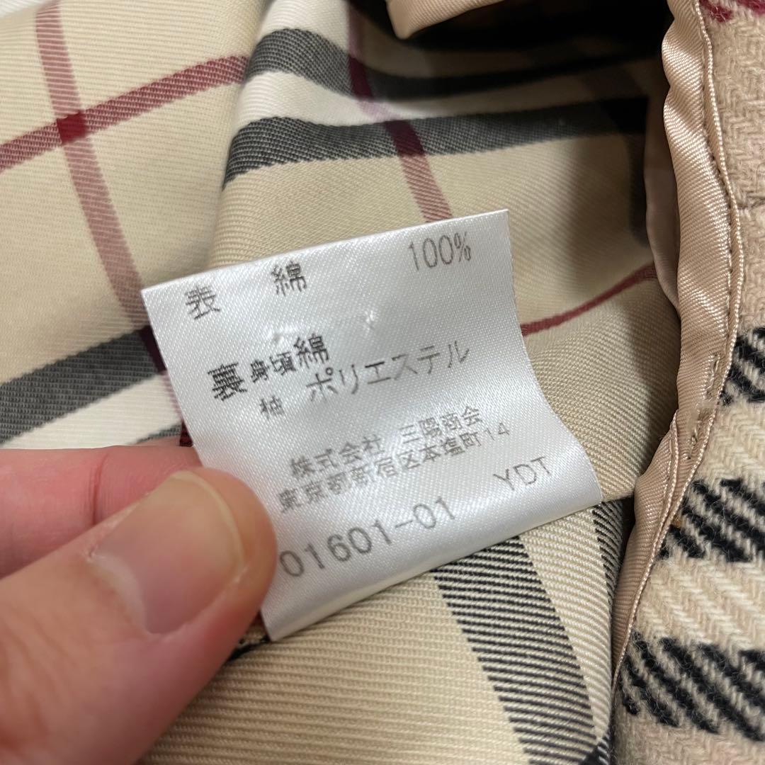 【美品】バーバリーロンドン ライナー付き ロングトレンチコート ベージュ L