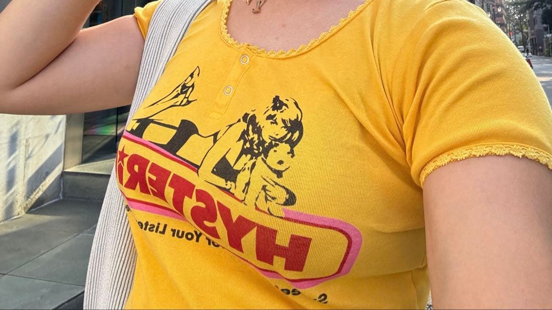 HYSTERIC イエロー Tシャツ 半袖
