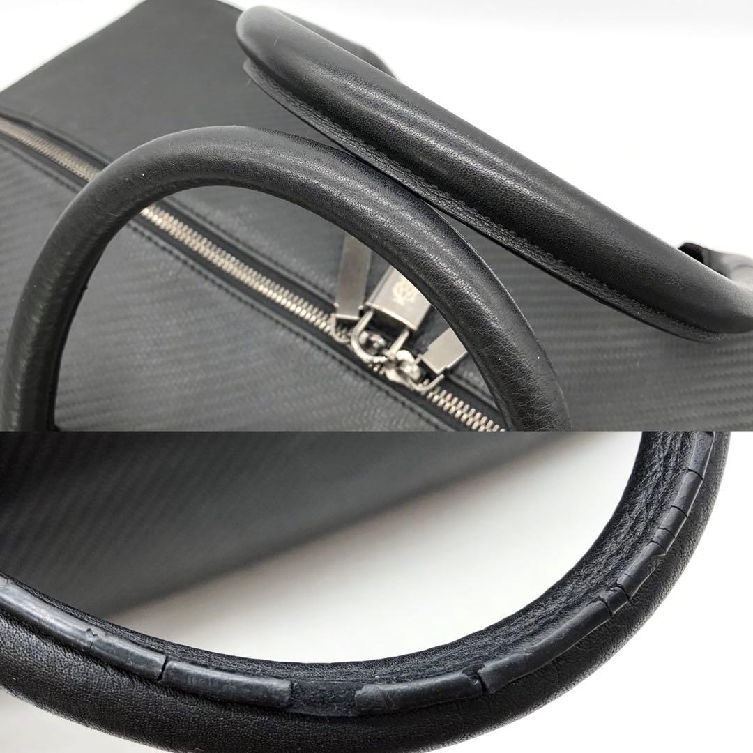 近年モデル✨dunhill ダンヒル シャーシ ボストンバッグ カーボン 大容量