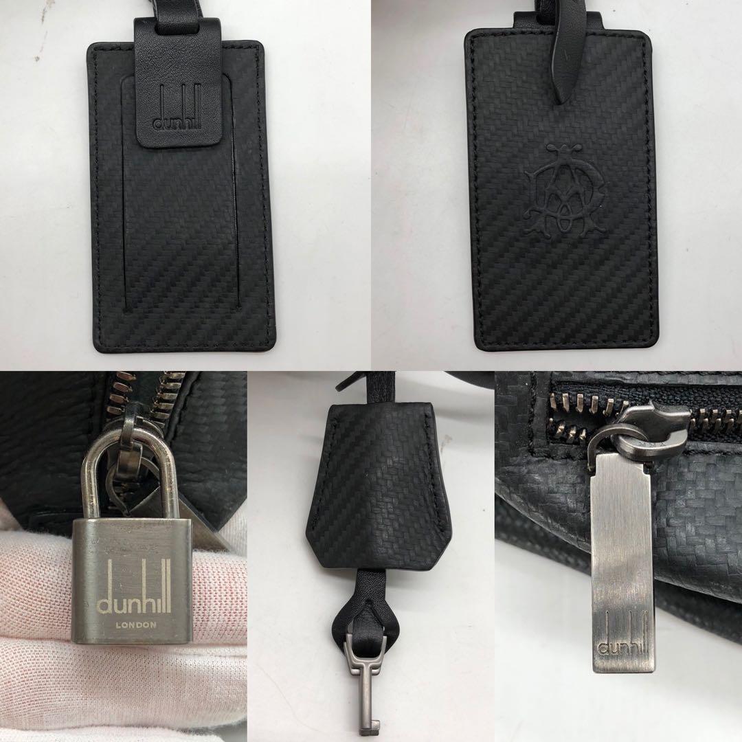 近年モデル✨dunhill ダンヒル シャーシ ボストンバッグ カーボン 大容量