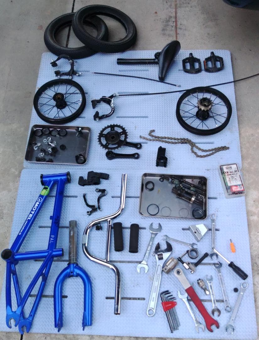 キッズ用 BMX MOTELWORKS PAL 12 青色