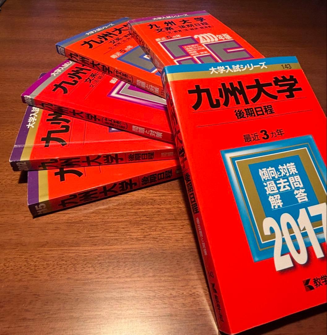 【後期赤本6冊セット】九州大学・後期 1995〜2016