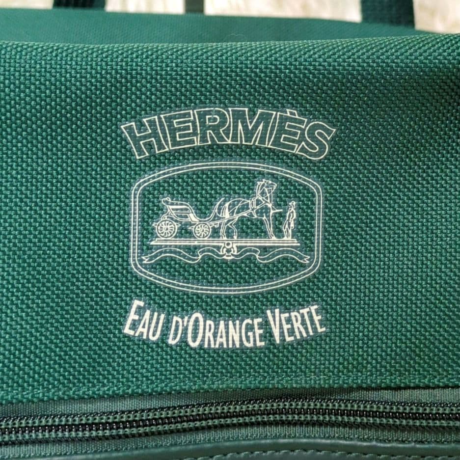 HERMES ボストンバッグ オードランジュヴェルト グリーン