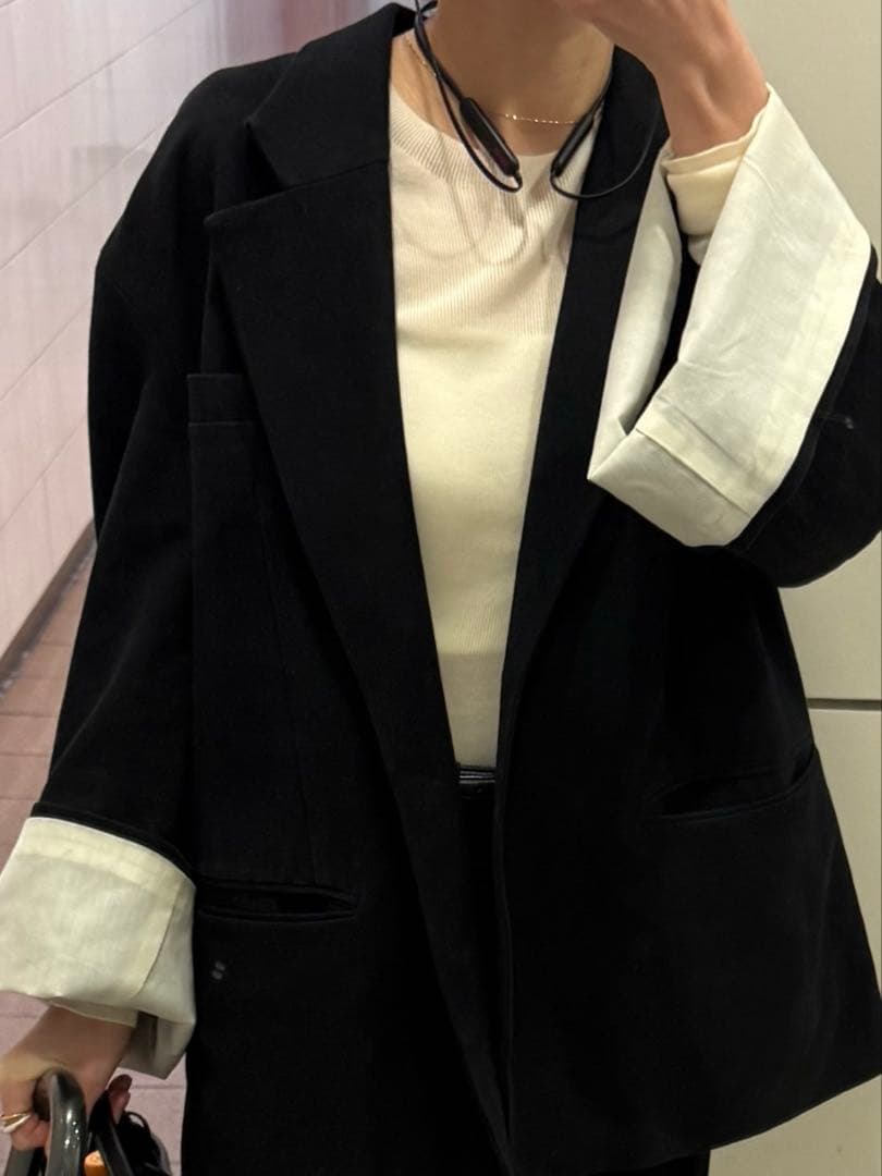 CLANE LOOSE BELL SLEEVE JACKET サイズ1