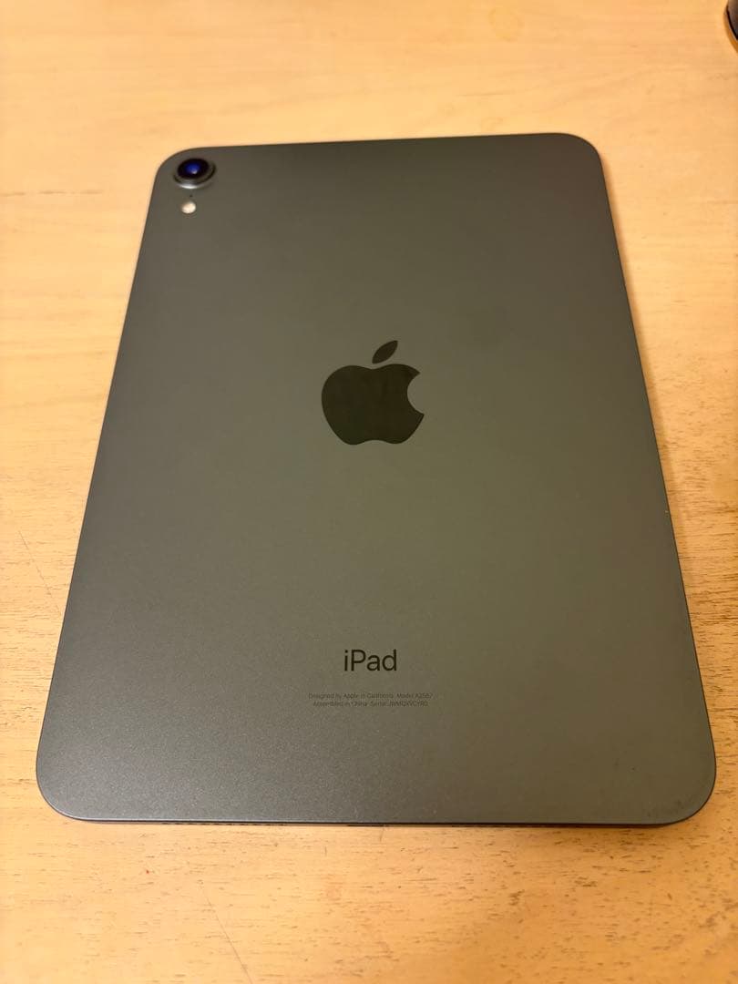 Apple iPad mini (第6世代) 64GB WiFi スペースグレー