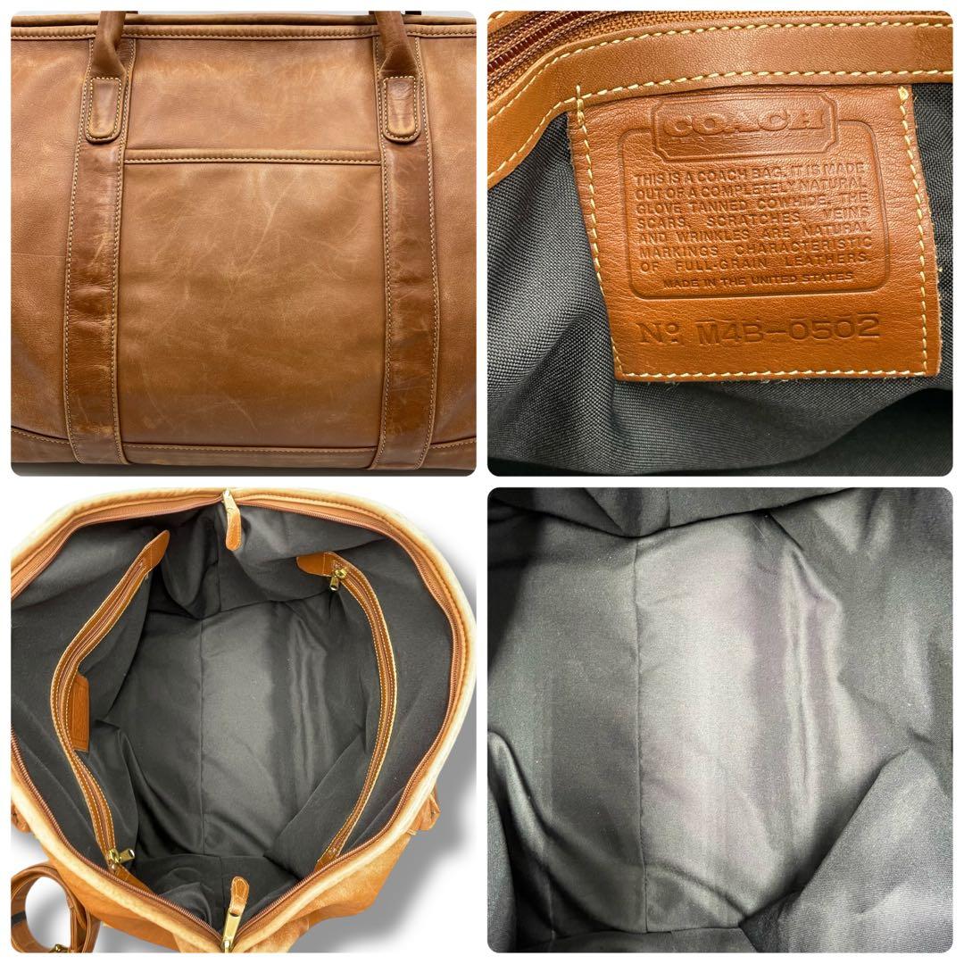 ✨良品✨COACH オールドコーチ 2wayボストンバッグ レザー ブラウン