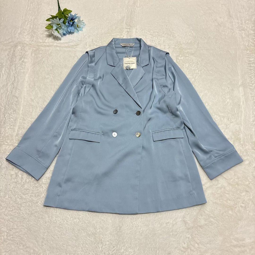新品未使用　torrazzodonna　2way　ジャケット　ブルー　青　F
