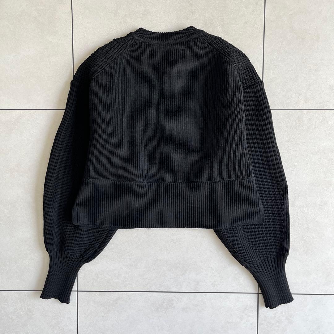 【未使用タグ付き】アダムエロペ ペプラムコンビニットカーディガン 2way