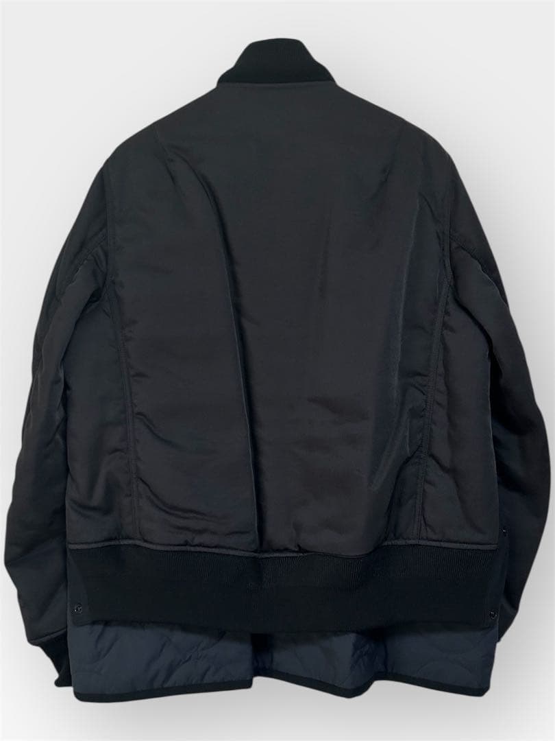 新品 sacai×SPIEWAK MA-1 24-03531M 黒 サイズ2