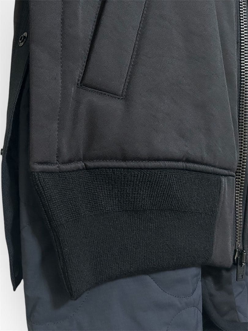新品 sacai×SPIEWAK MA-1 24-03531M 黒 サイズ2