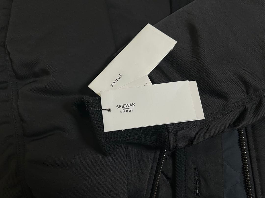 新品 sacai×SPIEWAK MA-1 24-03531M 黒 サイズ2