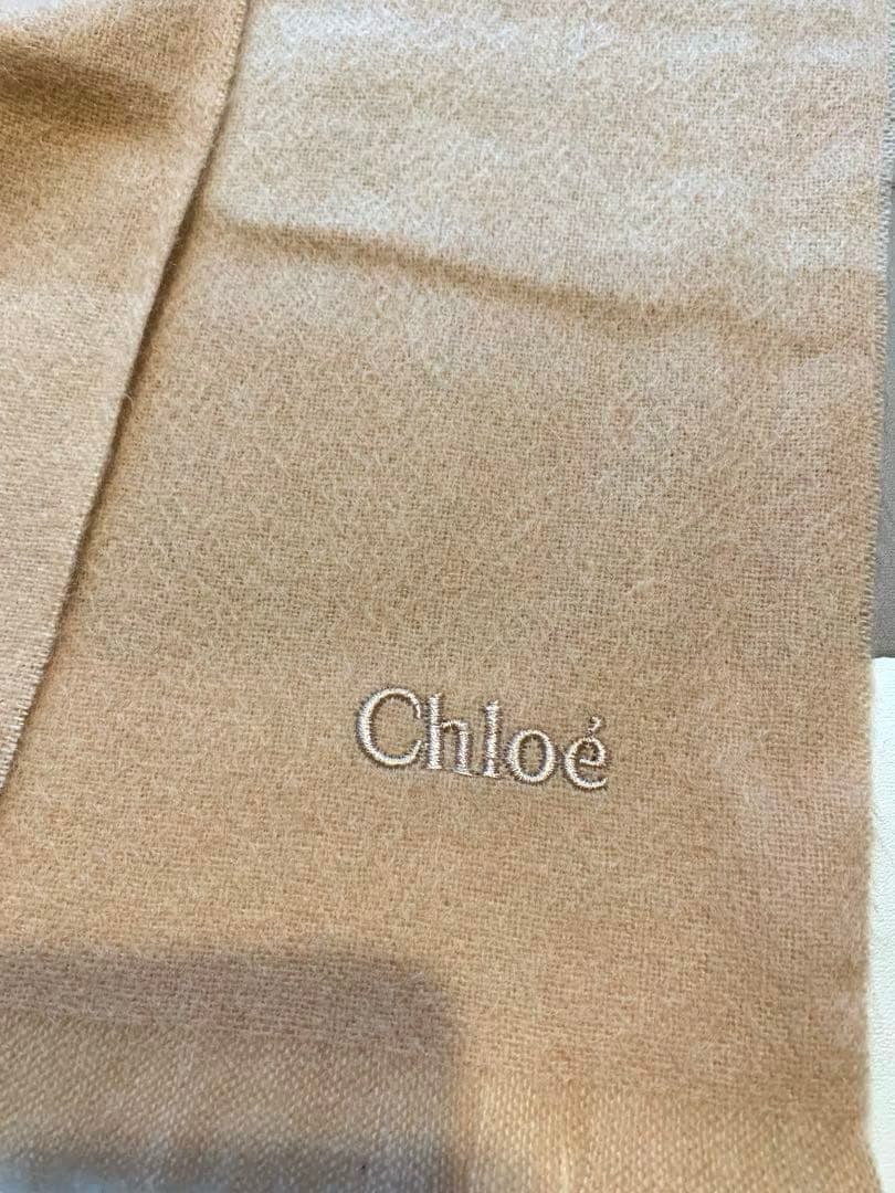 【新品】Chloe クロエ カシミヤ100% 大判ストール マフラー