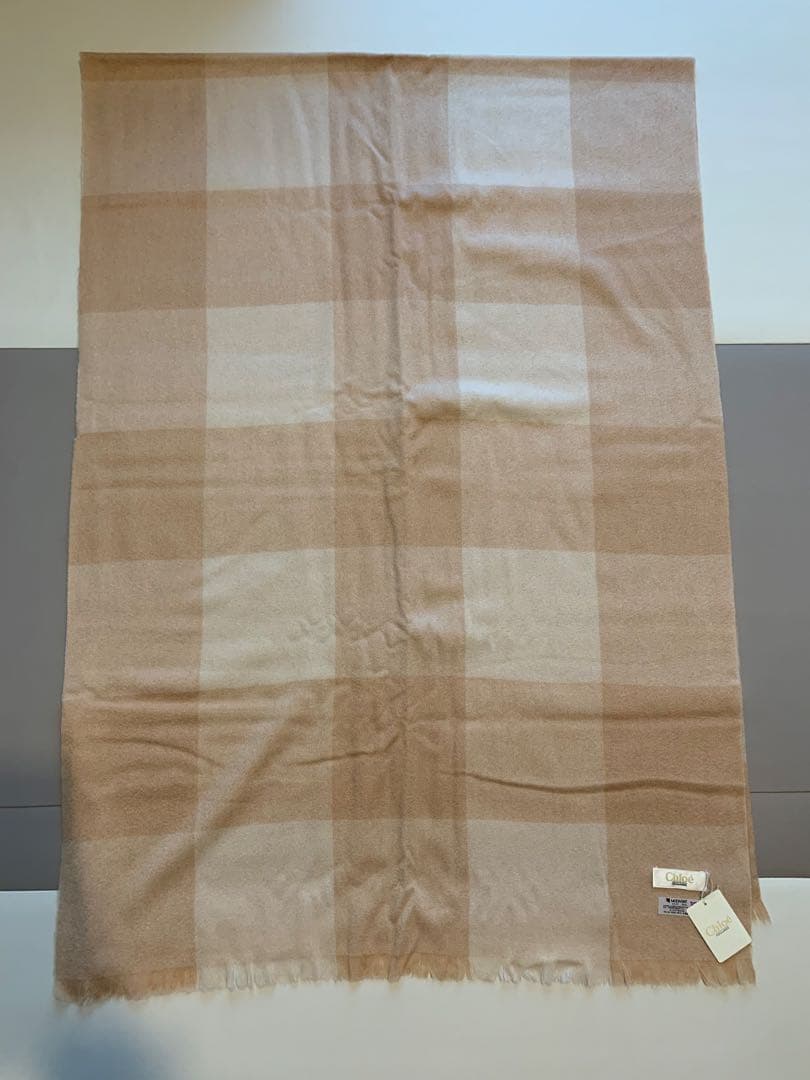 【新品】Chloe クロエ カシミヤ100% 大判ストール マフラー