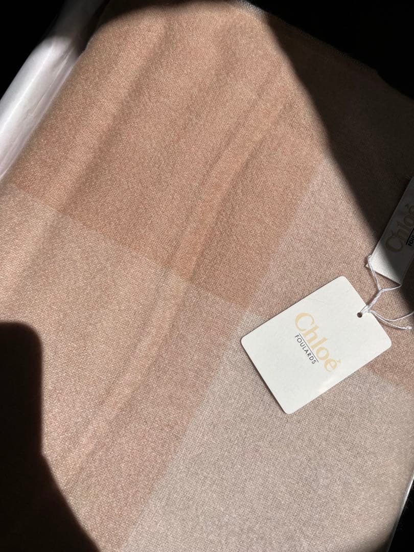 【新品】Chloe クロエ カシミヤ100% 大判ストール マフラー