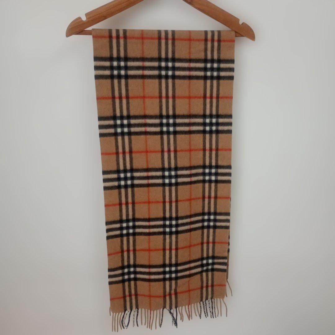 Burberrys PURE CASHMERE ノバチェックマフラー