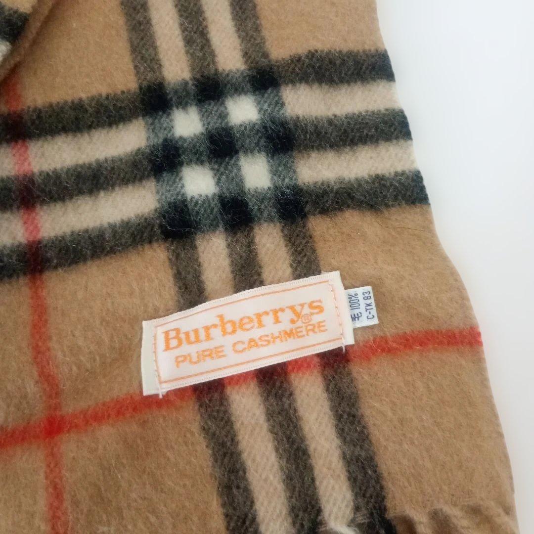 Burberrys PURE CASHMERE ノバチェックマフラー