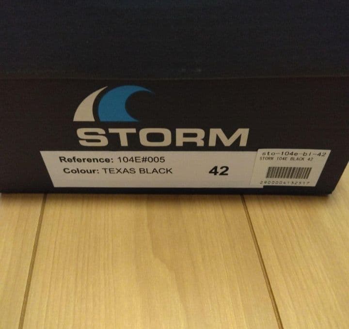 STORM ブラックモカシン・デッキシューズ