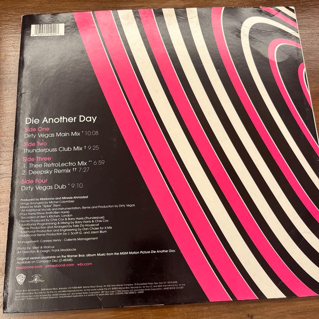 Madonna Die Another Day 12インチレコード