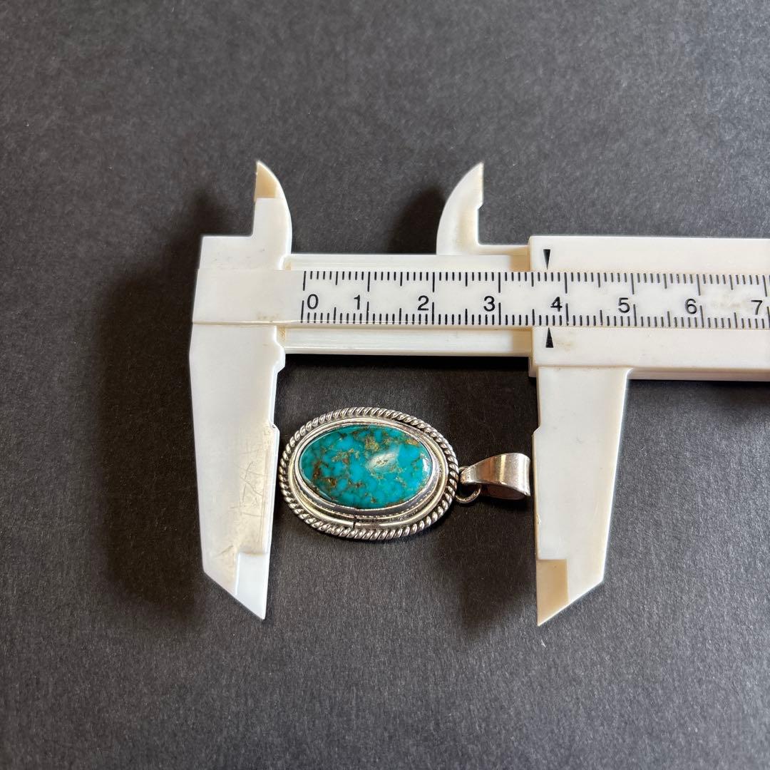 ナバホ　インディアンジュエリー　ターコイズ　ペンダントトップ　navajo