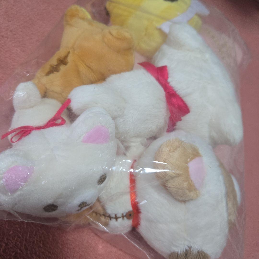 リラックマ ぬいぐるみセット ローソン限定 もちぺったん てのりぬいぐるみセット