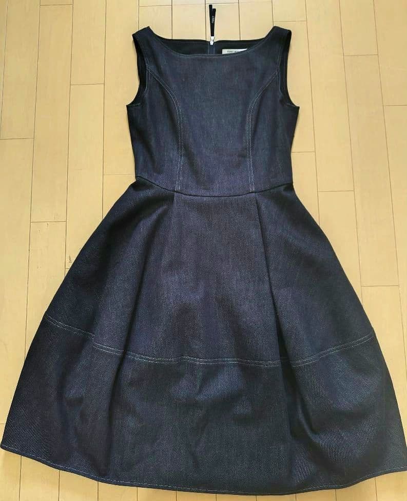 極美品☆ FOXEY フォクシー 近年 デニム バロン ドレスワンピース ルネ