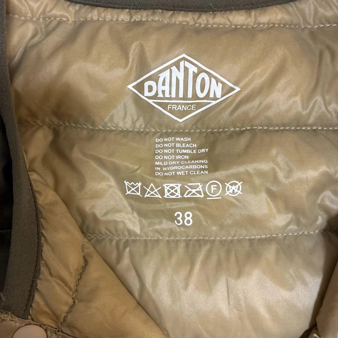 DANTON ダントン クルーネック インナーダウンジャケット 38