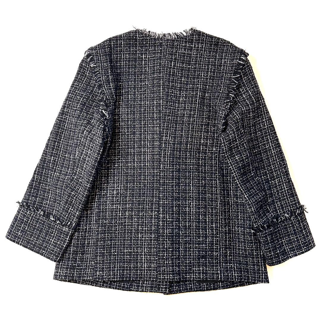 美品♪ グリーンレーベルリラクシング 金ボタン　ツイード　ジャケット　ジレ