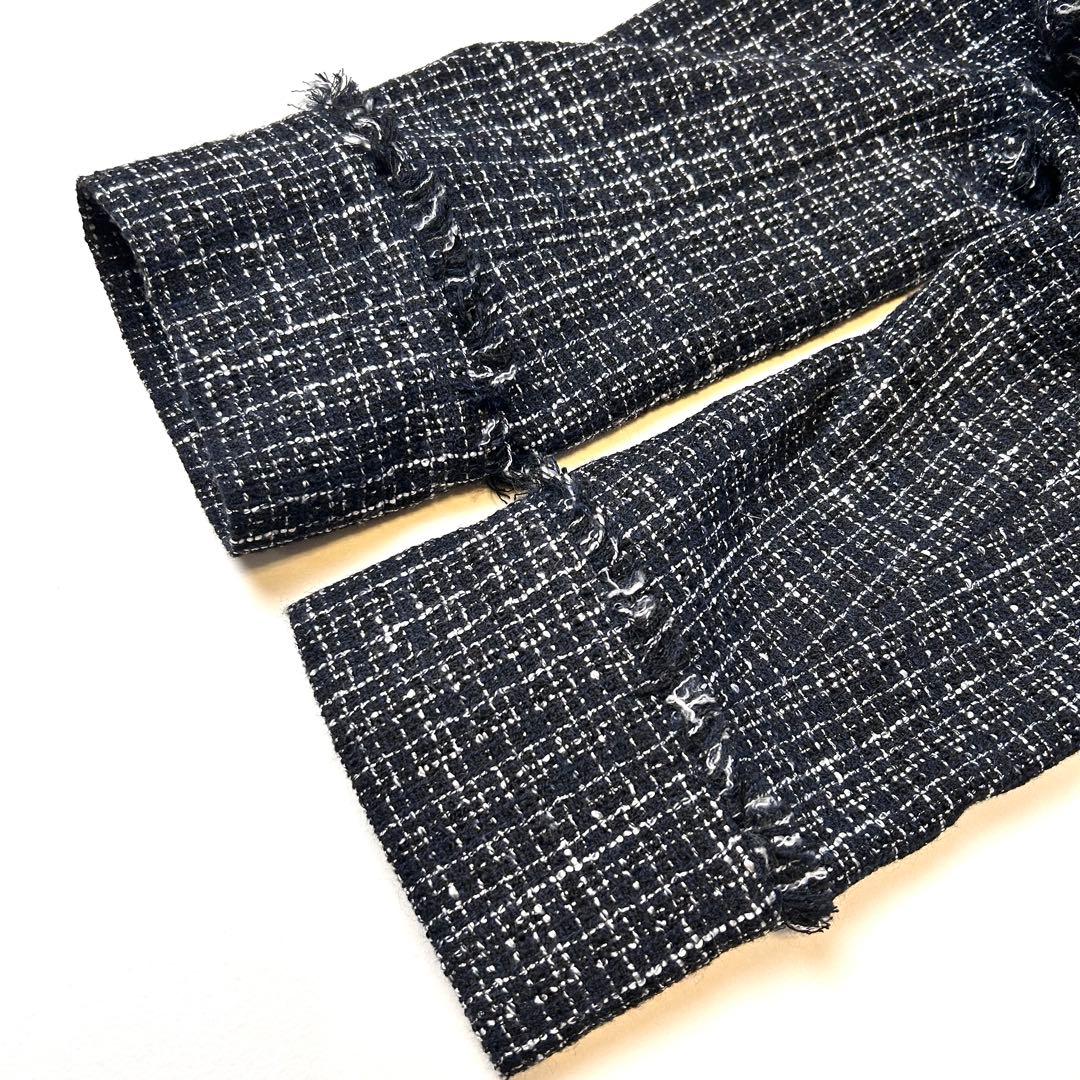 美品♪ グリーンレーベルリラクシング 金ボタン　ツイード　ジャケット　ジレ