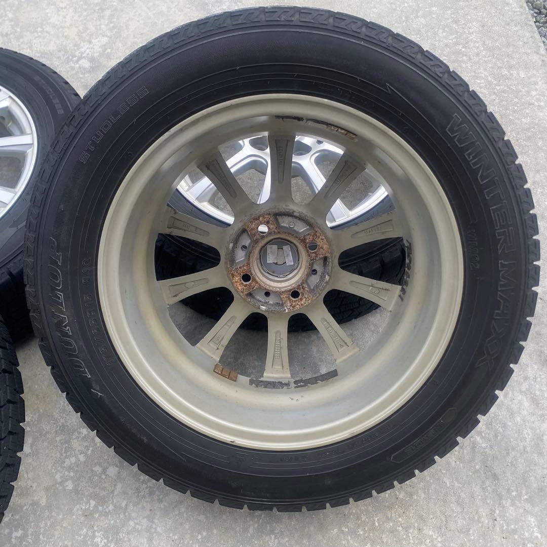 ダンロップ　WM02 175/65R15 2022年製 スタッドレスアルミセット
